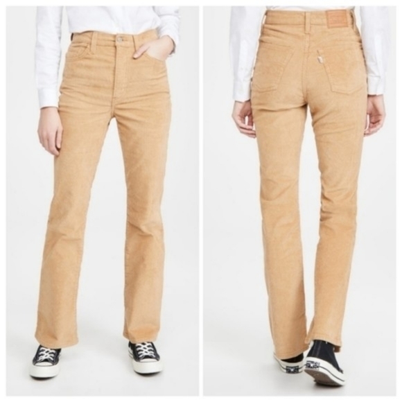 Levi's Ribcage Bootcut Boot Cut Corduroy Pants - Picture 6 of 7